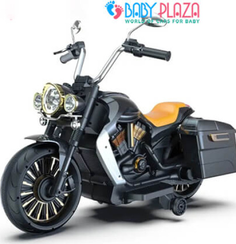 Moto điện 2 bánh cho bé B1288 yên da