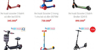 So sánh xe trượt 2 bánh và 3 bánh có gì khác biệt