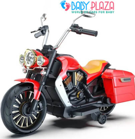 Moto điện 2 bánh cho bé B1288 yên da