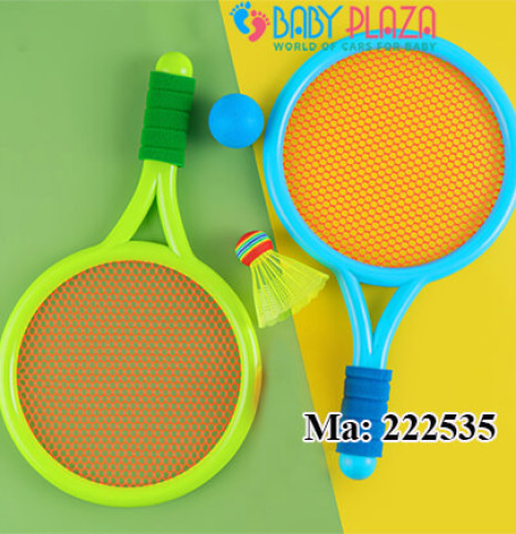 Bộ vợt tennis 40cm mini cho bé tập chơi UL535-537
