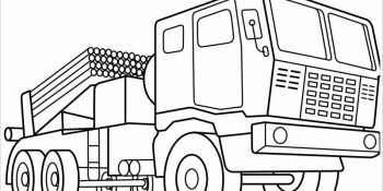 Bộ sưu tập tranh tô màu các loại oto ngộ nghĩnh cho trẻ