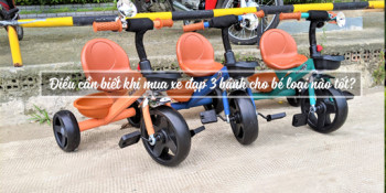 Điều mẹ cần biết khi mua xe đạp 3 bánh cho bé loại nào tốt?