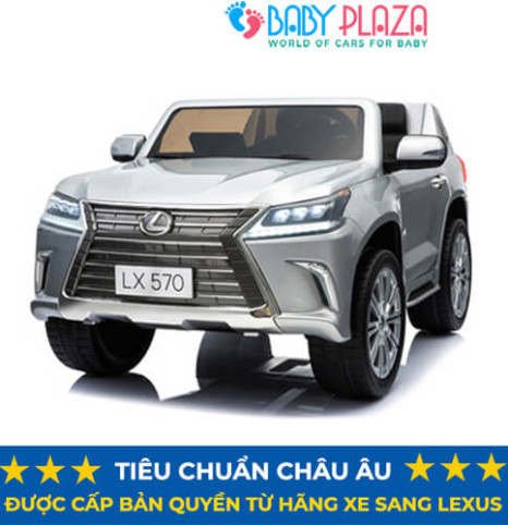 Ô tô điện trẻ em DK-LX570 Licensed LEXUS chuẩn châu Âu