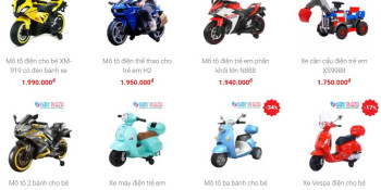 Tổng hợp các mẫu xe máy điện cảnh sát trẻ em bán chạy
