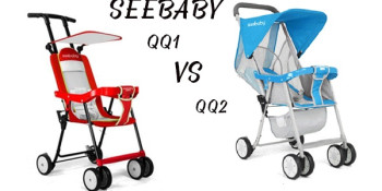 Nên chọn mua cho bé xe đẩy seebaby qq1 hay seebaby qq2