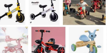 Các mẫu xe ba bánh cho bé trai từ 2 đến 5 tuổi