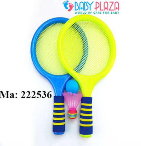 Bộ vợt cầu lông tennis nhựa cho bé