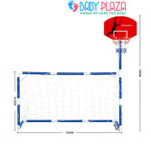 bộ đồ chơi khung thành bóng đá bóng rổ mini cho bé UL222546