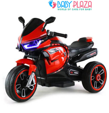 Xe moto điện trẻ em 3 bánh LT-628 ghế da