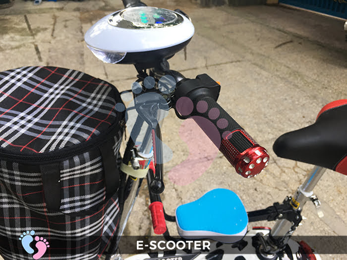 Xe điện mini E-Scooter bánh 8 inch, không sử dụng dây curoa