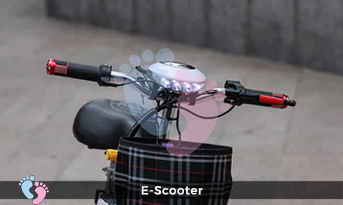 Xe điện mini E-Scooter không sử dụng dây curoa
