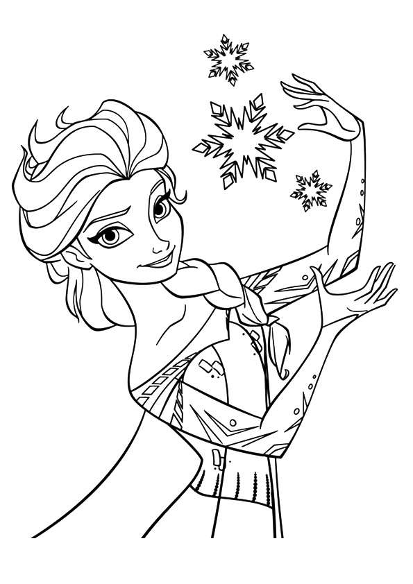 bộ tranh tô màu công chúa tuyết tập tô cho bé