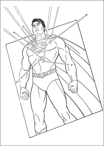 tranh tô màu siêu nhân superman