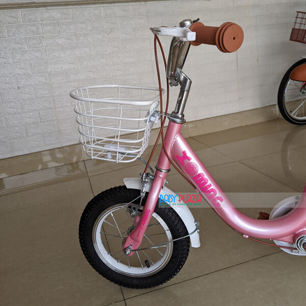 xe đạp màu hồng cho bé xam01